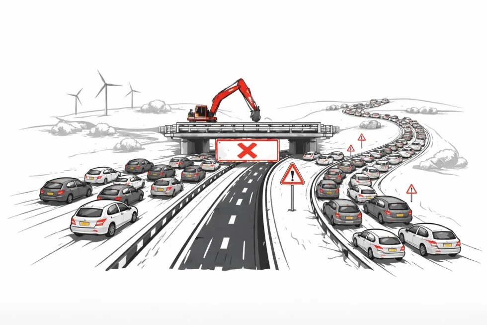 What happened on the M6 between Shap and Penrith