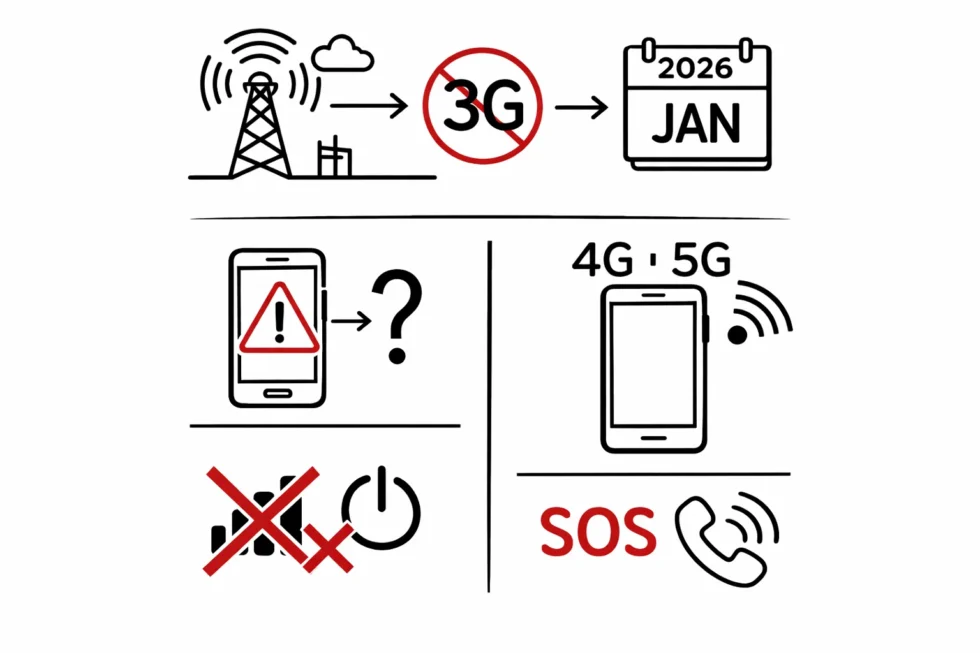 O2 3G network shutdown begins nationwide in January 2026, cutting mobile internet for older phones across the UK. Find out who is affected, what stops working and how to upgrade.