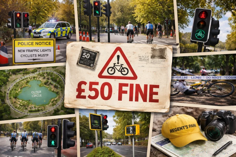What are the new rules for cyclists in Regent’s Park? £50 fines and traffic lights explained