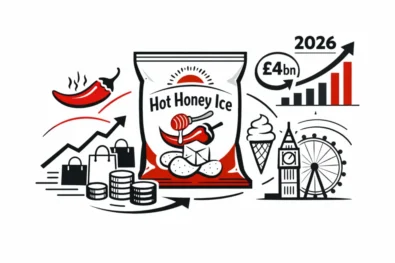 Walkers launches its new Hot Honey Ice crisps in the UK as part of its biggest rebrand in 80 years, targeting younger shoppers and shifting Britain&rsquo;s &pound;4bn snack market in 2026.
