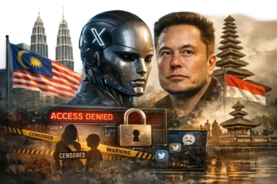 Malaysia and Indonesia block Elon Musk&rsquo;s Grok on 11 January 2026 after AI generated sexualised deepfake images of women and children, triggering emergency bans, legal action and global scrutiny of X.
