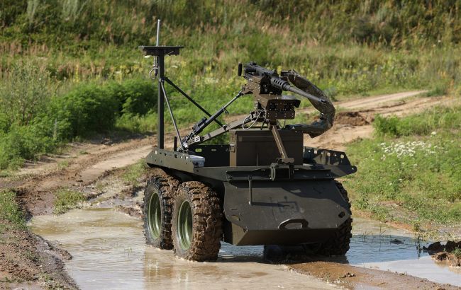 Ukraine has cleared the armoured Zmiy Droid 12.7 ground robot for combat. We detail its armour, AI targeting, mine resistance, FPV-drone survival and how it compares to NATO systems.