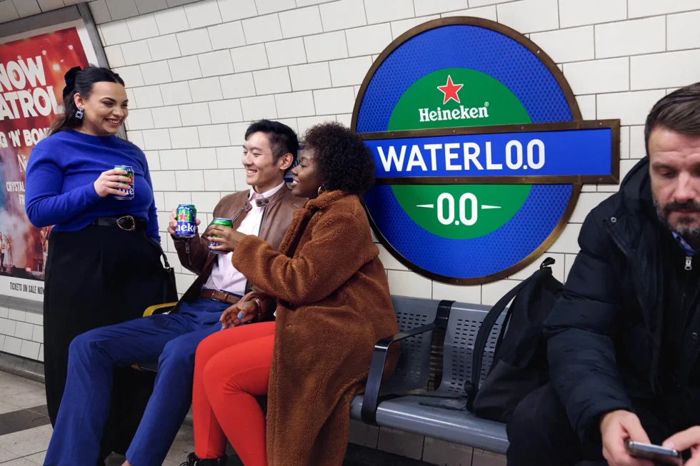 Heineken’s Bakerl0.0 rebranding of the London Underground during Dry January has drawn criticism from disability groups, who warn the campaign could confuse passengers and undermine accessibility.