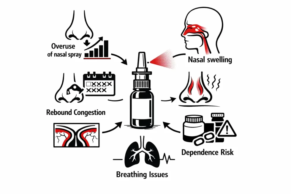 What is known about UK nasal spray warnings as pharmacists report rising rebound congestion cases