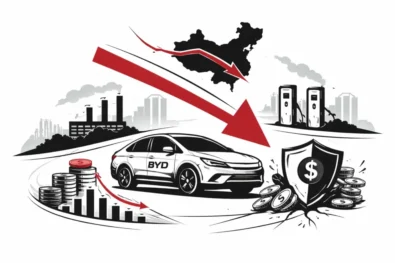 BYD&rsquo;s China slowdown marks a shift in the global EV market as price wars, falling margins and Chinese exports reshape competition with Tesla and European carmakers worldwide.