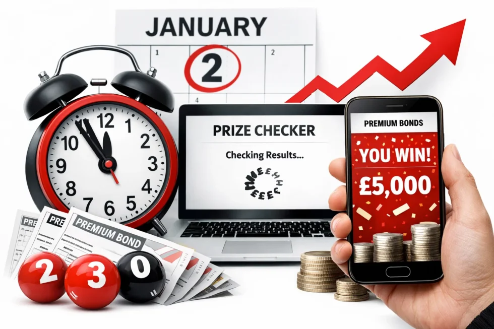 Premium Bonds January draw today on 2 January: how to use the Premium Bonds checker on 3 January