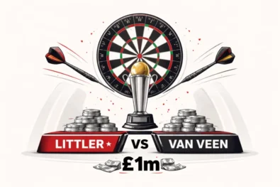 Darts final tonight at Alexandra Palace sees Luke Littler face Gian van Veen for the first &pound;1m PDC world title, with start time, TV, London pubs and a rivalry set to define a decade.