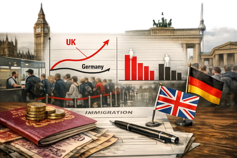 Why did Brexit increase UK immigration instead of cutting it? New data compares Britain and Germany