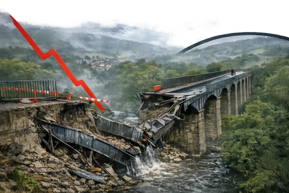 What is known about the Montgomery Canal collapse near Whitchurch and the £multi-million repairs that will dominate 2026