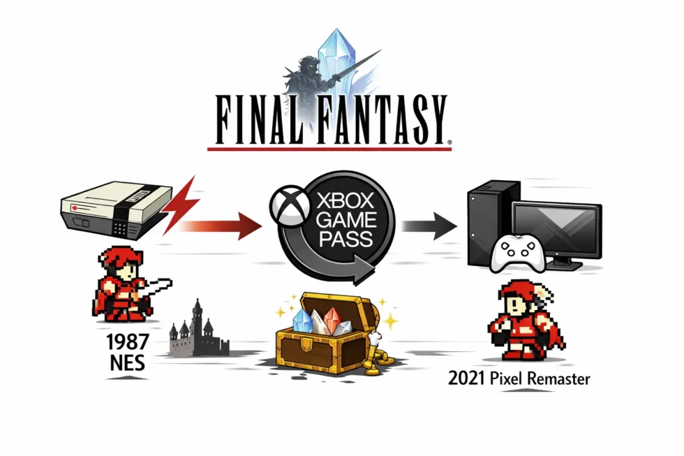 Microsoft adds Final Fantasy to Xbox Game Pass on 8 January 2026, bringing Square Enix’s classic NES RPG to UK Xbox Series X|S, PC and cloud players with Ultimate, Premium and PC Game Pass plans.
