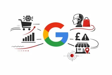 What does Google Ads change in 2026 as AI shopping, Gemini and agent checkout reshape retail? A clear UK guide to Google&rsquo;s Universal Commerce Protocol, Direct Offers and Business Agent for retailers.