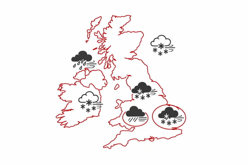Snow storm weather forecast UK: London and Birmingham face wintry conditions after Storm Goretti
