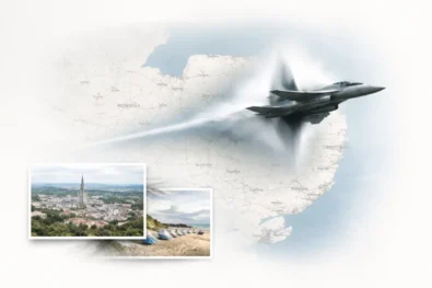 Sonic boom Norfolk: a loud bang was heard over Norwich, Suffolk and across East Anglia at 4.30pm as jets flew overhead, causing homes and windows to shake after a supersonic flight.