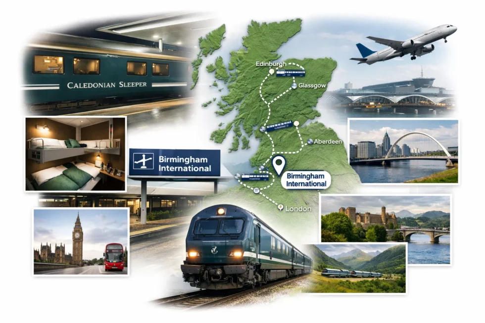 Caledonian Sleeper adds Birmingham International stop in biggest network expansion for 30 years