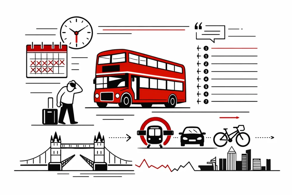 What are the London bus strikes in February 2026 and which routes are affected
