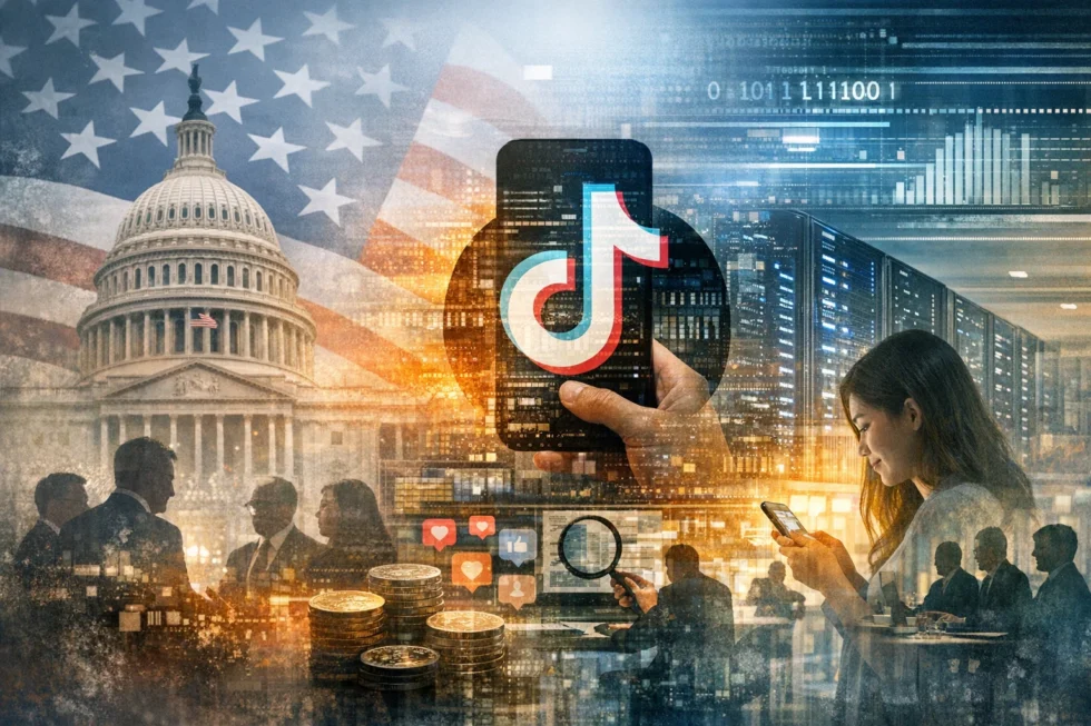 US–TikTok deal 2026 explained: Washington forced ByteDance to cut its stake and split TikTok’s US business, reshaping algorithm control, data governance and the future rules for global tech platforms.