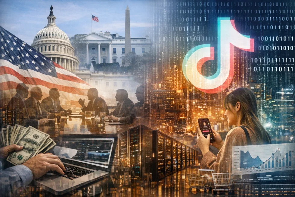 US–TikTok deal 2026 explained: Washington forced ByteDance to cut its stake and split TikTok’s US business, reshaping algorithm control, data governance and the future rules for global tech platforms.