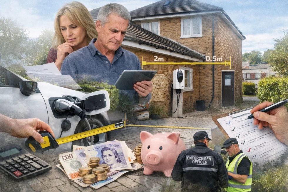 What are the new driveway rules for EV chargers in England in 2026 and do you need planning permission