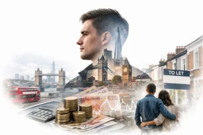 Find out what salary is required to live comfortably in London in 2026 after rent, taxes, and everyday costs, with detailed cost breakdowns and real scenarios.