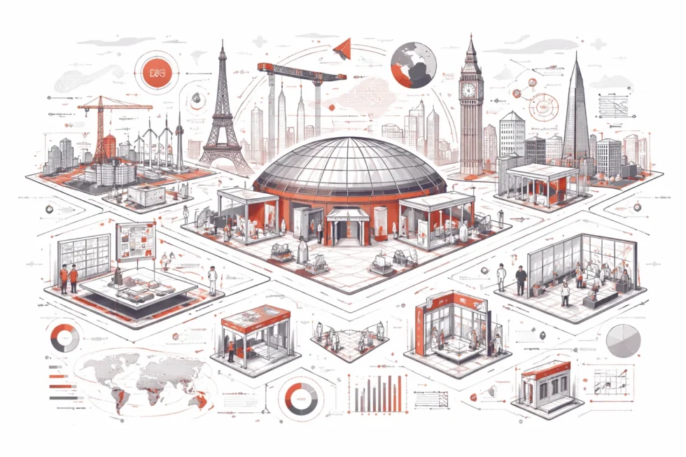 Complete guide to design and architecture exhibitions in 2026, covering London and the UK, key global events in Europe, the US and Scandinavia, with dates, venues and major design trends.