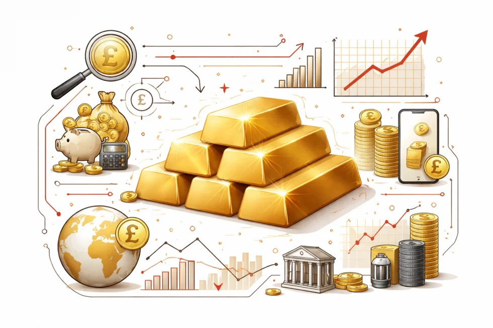 Gold price UK today: gold tops $5,000 as safe-haven demand jumps. Latest XAU/GBP levels, what’s driving the move, and practical UK buying checks on spreads, VAT, storage and risk.