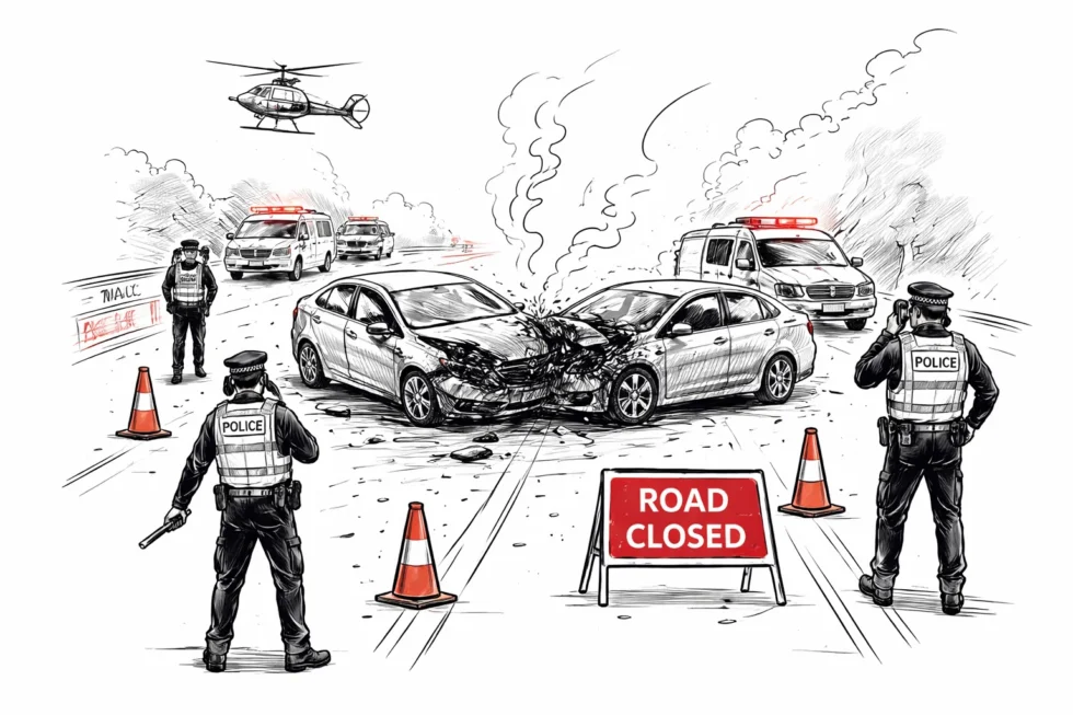 The A27 in West Sussex is closed in both directions between Emsworth and Chichester due to an ongoing police incident. Diversions via the A259 are in place, with heavy delays during the morning rush hour.