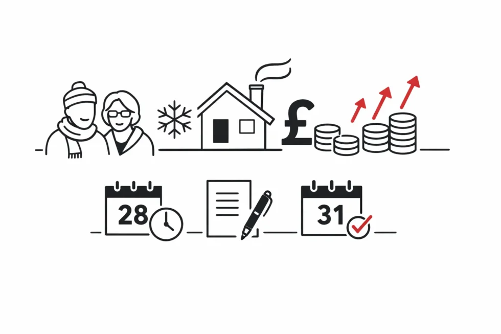 Winter Fuel Payment 2025/26 explained: who qualifies, how much pensioners get (£100–£300), the 28 January 2026 DWP deadline for missing payments and how to claim by 31 March.