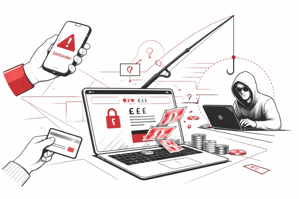 Santander has issued a warning to UK banking customers after identifying a rise in task-based online scams, with more than £95,000 stolen between October and December 2025, according to bank data.