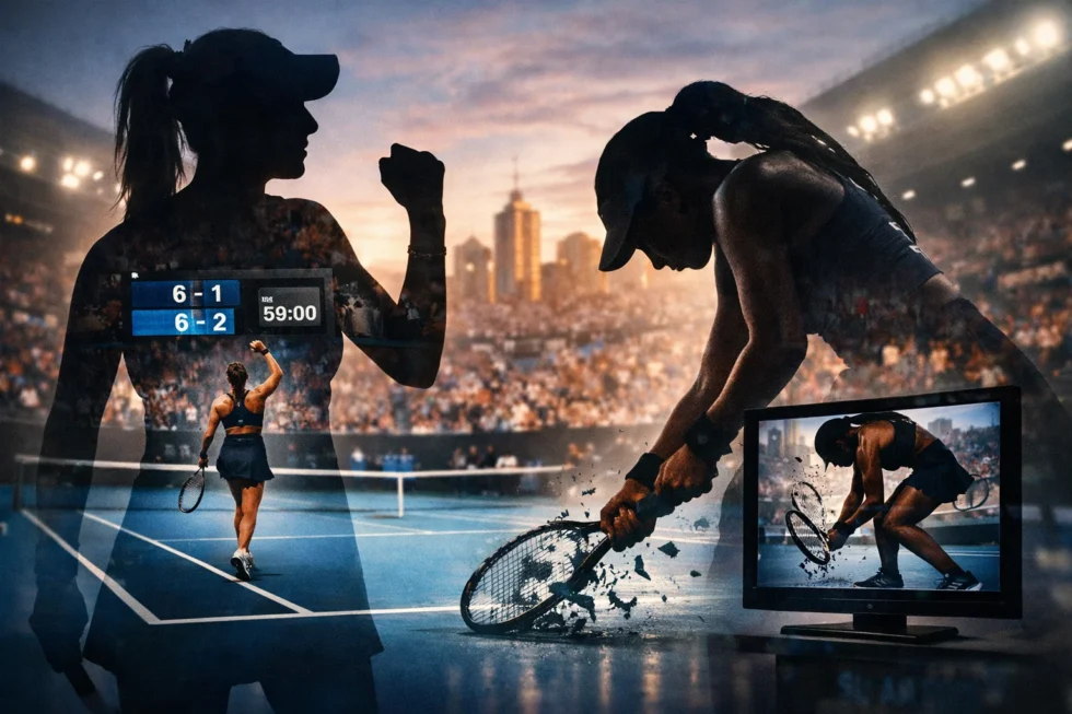 In Australia, Elina Svitolina swept Coco Gauff 6–1, 6–2 at the Australian Open before a tunnel video of Gauff venting reignited debate over player privacy at Grand Slams.