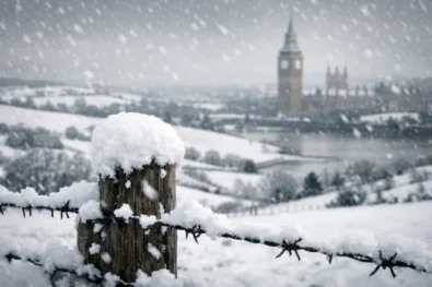 UK snow forecast for Friday 30 January 2026 as Storm Chandra aftermath brings flood warnings, heavy rain, hill snow and travel disruption across England, Scotland and Northern Ireland.
