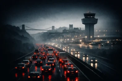 M5 traffic disruption continues across Bristol after a police-led incident on the Avonmouth Bridge. Although the motorway has reopened, long delays remain on city routes and access to Bristol Airport.