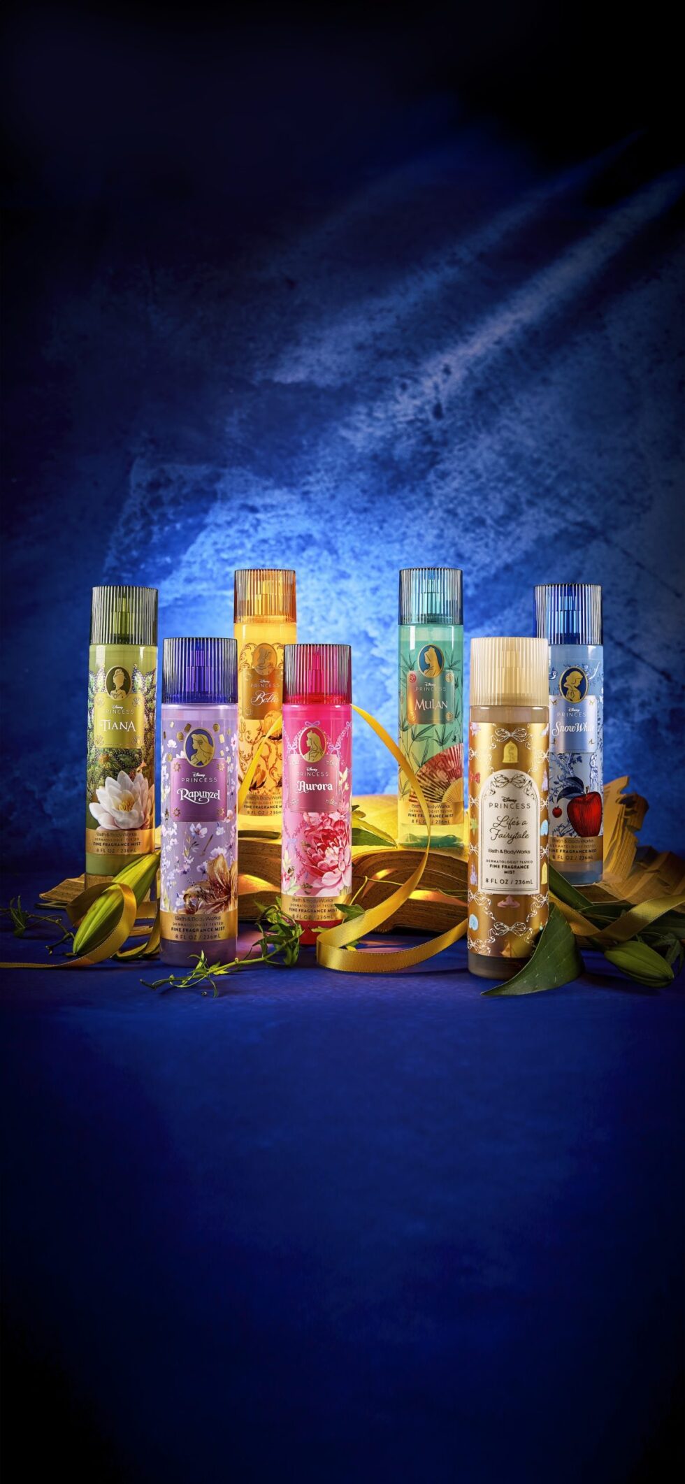 On 13 February 2026, Disney and Bath & Body Works launched the Disney Princess Collection, featuring Snow White, Mulan and Rapunzel fragrances, body care and home scents, available in stores and online worldwide.
