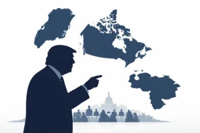 Donald Trump sparked controversy at a closed-door elite dinner in Washington after joking that Greenland, Canada and Venezuela could become new US states, reviving familiar territorial themes