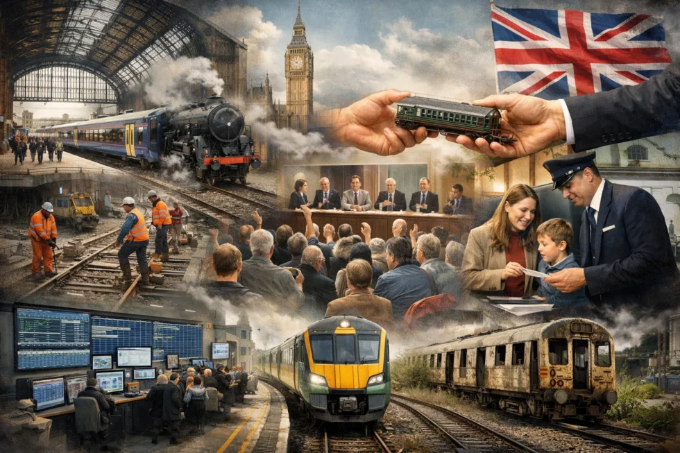Most major UK rail operators are now publicly owned. This explains which services are nationalised, what is planned next, how nationalisation works and what performance data shows about delays and costs.