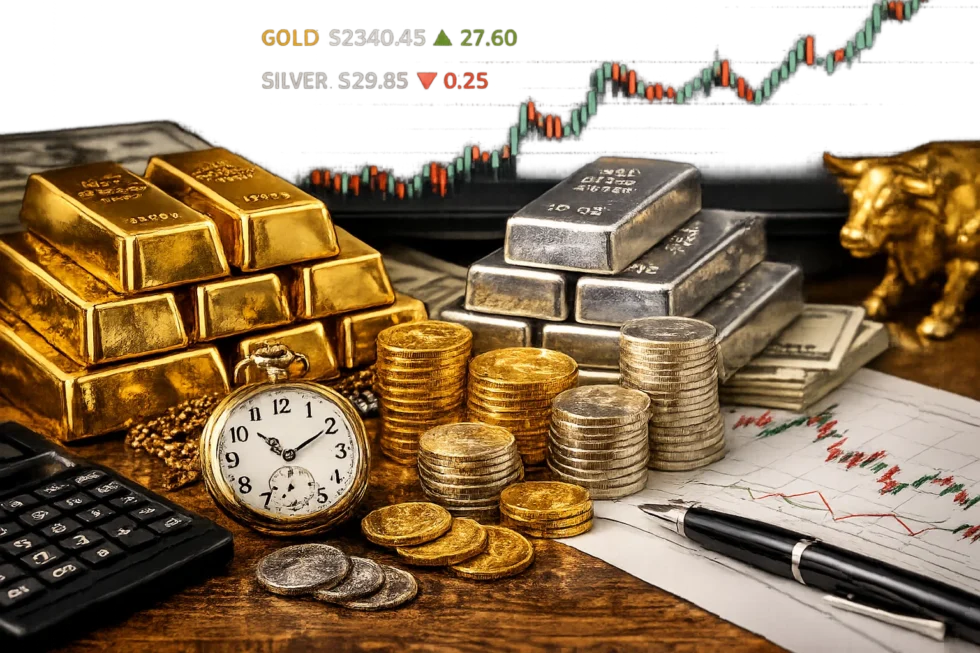Gold and silver prices today UK fell on 2 February 2026 as a post-rally correction intensified. Sterling prices reflected dollar strength, margin-driven selling and shifting expectations on inflation, interest rates and risk.