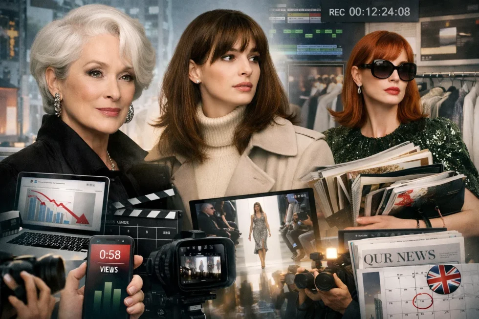 The Devil Wears Prada 2, due for release in May 2026, returns Miranda Priestly to a transformed media landscape in which advertising dictates survival, influence is fragmented, and legacy alone no longer guarantees cultural power.