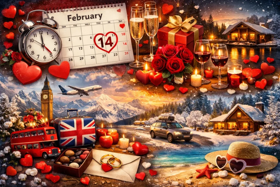 February 2026 calendar combines romance with practical planning in the UK, as Valentine’s Week spans two weekends. Clear dates and days make it well suited to dinners, short UK breaks and relaxed at-home celebrations.