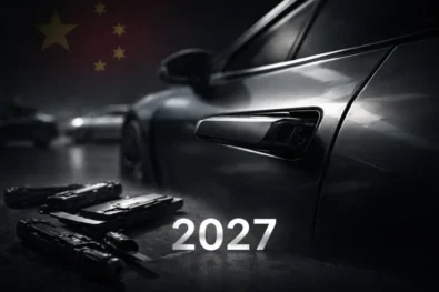 China will ban hidden electric vehicle door handles from January 2027, requiring mechanical manual releases after crash safety concerns. The move could reshape EV design standards globally.