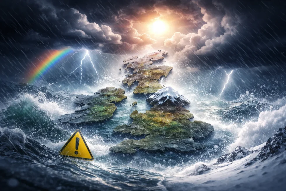 UK weather tomorrow, 5 February, remains unsettled across Britain. Expect rain and cloudy conditions in London, brisk winds nationwide and colder air bringing a risk of snow over higher ground in Scotland.