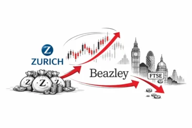 Zurich&rsquo;s &pound;8bn takeover of Beazley lifts the beazley share price and sharpens scrutiny of London&rsquo;s stock market as another FTSE 100 insurer faces a potential exit amid global consolidation.
