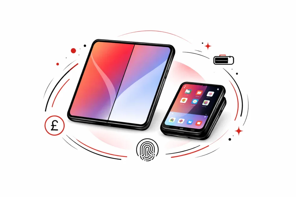 Apple’s foldable iPhone could launch in the UK in late 2026 with prices starting near £1,900. Leaks point to major design changes, a larger battery and Touch ID replacing Face ID.