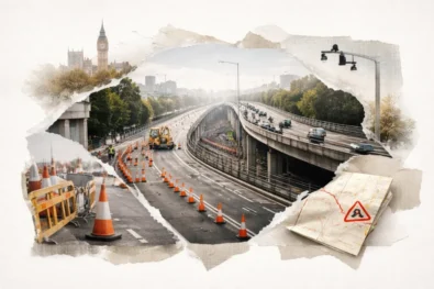 The A40 Westway in London will be closed from March until late April 2026 for safety-critical TfL works, with major disruption expected across west and central London.