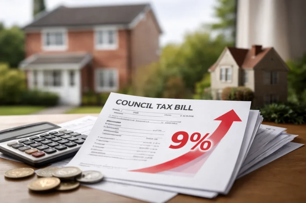 2026 sees England’s highest 9% council tax rise approved for Worcestershire County Council, led by Reform UK, after exceptional government consent amid a deep social care funding crisis.