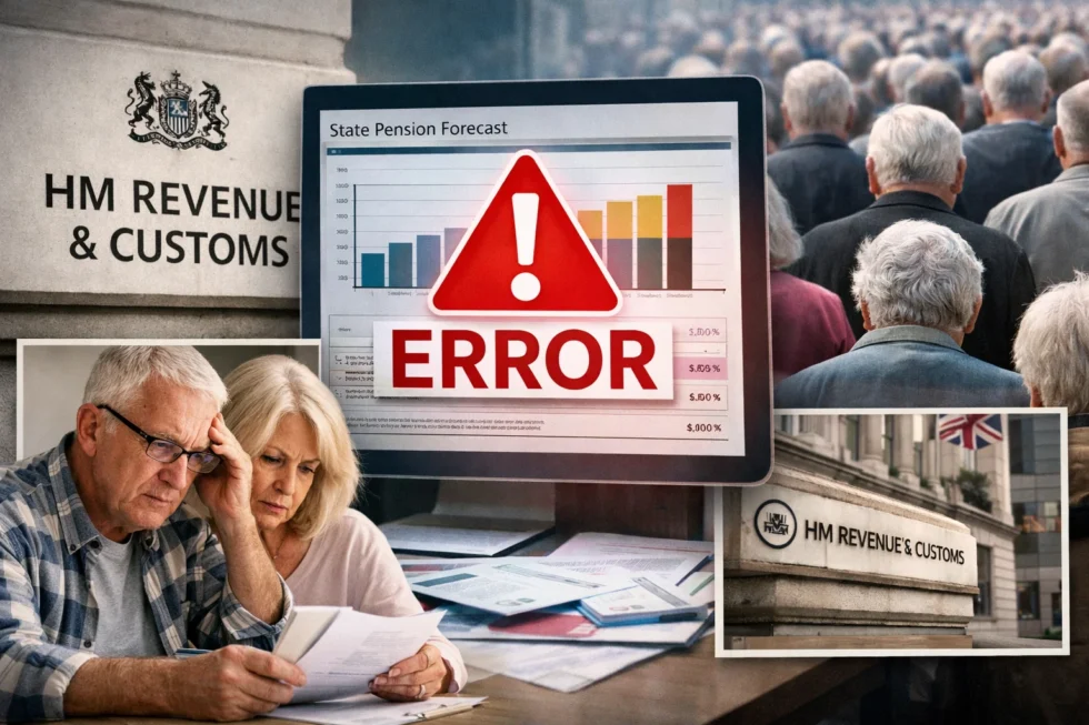 HMRC has confirmed a state pension forecast tool error that overstated retirement income for up to 800,000 people. What went wrong, who was affected and what HMRC says now.