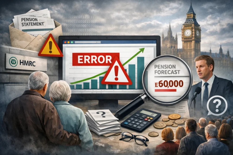 HMRC has confirmed a state pension forecast tool error that overstated retirement income for up to 800,000 people. What went wrong, who was affected and what HMRC says now.
