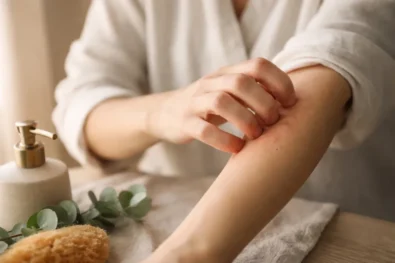 Everyday habits can trigger eczema flare-ups by damaging the skin barrier. Learn how stress, hot showers and skincare mistakes cause itchy skin and worsen sensitive skin conditions.