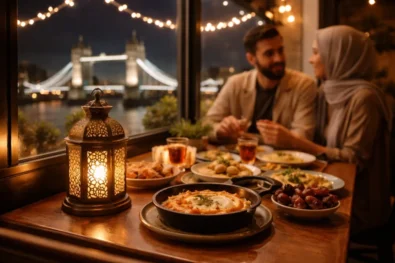Ramadan 2026 begins in February. Discover where to eat for Suhoor in London and across the UK, with restaurants open late at night, opening hours, halal notes and practical guidance for fasting.