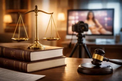 What does UK law say about webcam modelling in London in 2026? Legal status, criminal boundaries, Online Safety rules, tax obligations and data protection in the UK online adult industry.