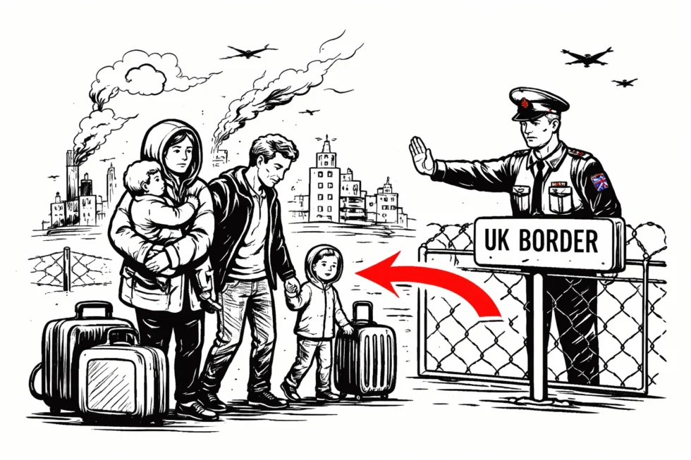 UK increasingly refuses asylum to Ukrainians, including families with children, advising return to Ukraine or relocation to “safe” regions, drawing human rights criticism and legal challenges.