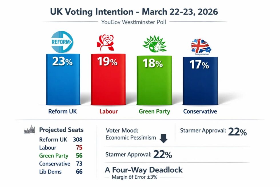 UK Election 2026 Reform UK Leads Polls Amid Starmer Crisis
